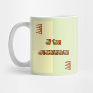 I'm active EN Mug